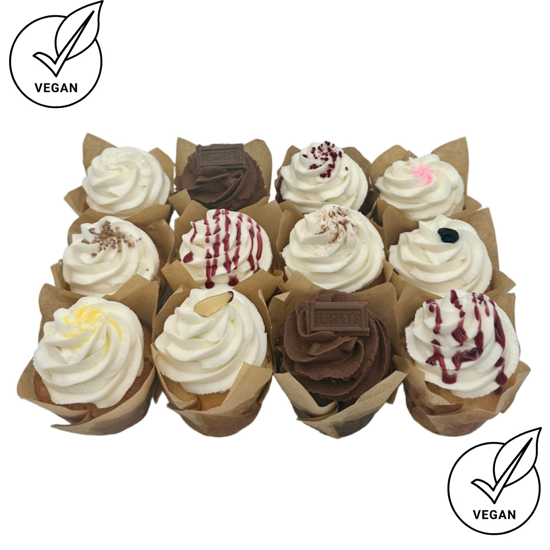 Vegan Jumbo Cupcakes (Variety Dozen)