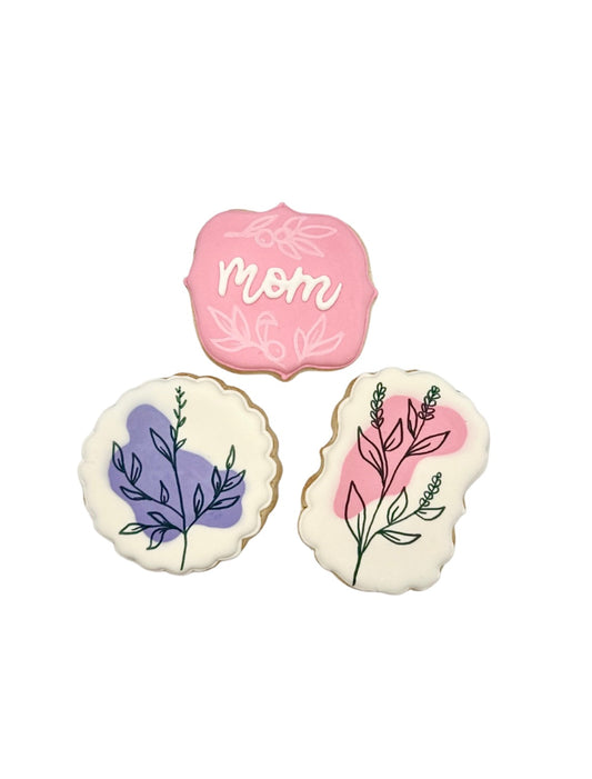 Mother's Day Frosted Sugar Cookies (3-Pack)