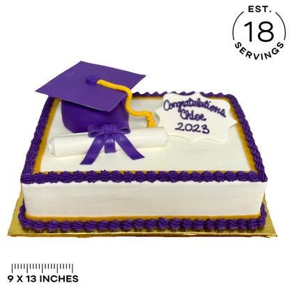 Sheet Cake - 9" X 13" (Serves 18)
