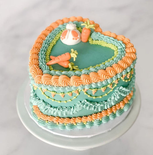 Easter Heart-Shaped Cake (Limited Time)🥕🐰