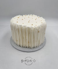 White Caramel Pre-Designed Cake